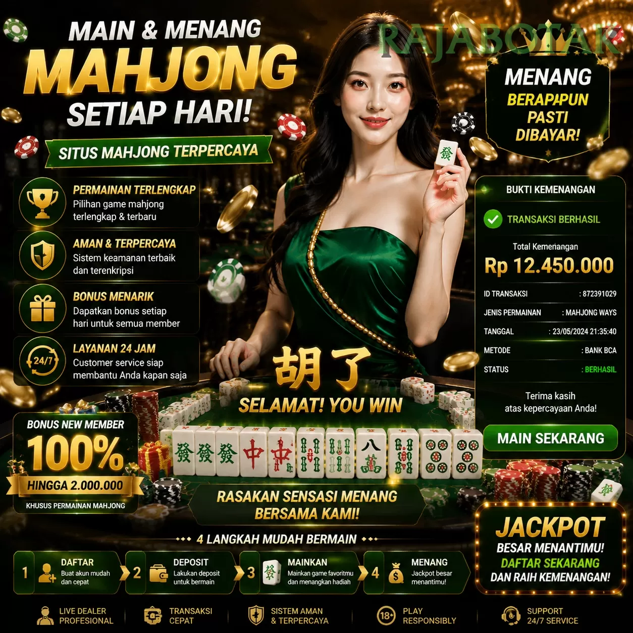 rajabotak Memperkenalkan Permainan Slot yang Menarik
